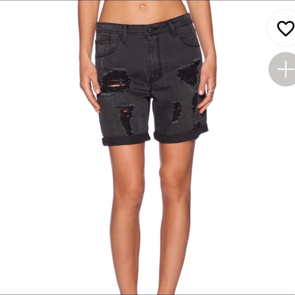 RES DENIM no doubt rolled short in poison destroye